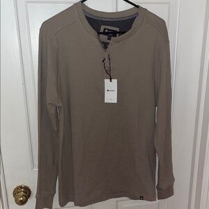 Sperry Long Sleeve Henley Shirt